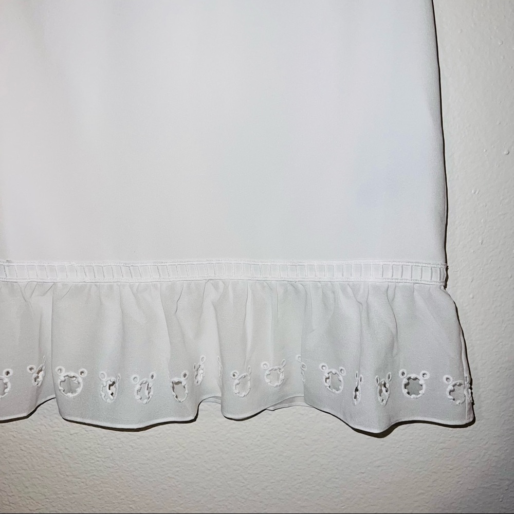 NWT Ted Baker | Fellie Broderie Pleated Frill Eyelet Blouse XS 0-2 - Picture 6 of 16